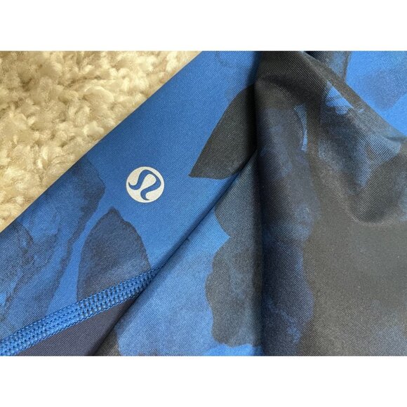 Lululemon wunder under jumbo inky floral legging size 6 - Picture 7 of 10